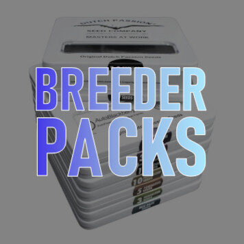 Cannabis Seeds Breeder Packs